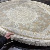 Восточный Ковер Для Гостиной Дизайн 30551 Круг